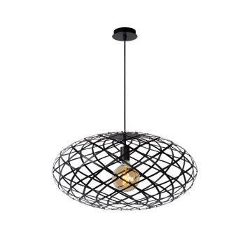 Lucide WOLFRAM Hanglamp Zwart, 1-licht