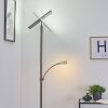 Cazis Staande lamp LED Nikkel mat, 3-lichts