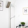 Cazis Staande lamp LED Nikkel mat, 3-lichts