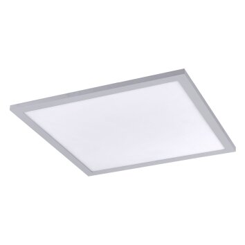 Leuchten Direkt FLAT Plafondlamp LED Zilver, 1-licht