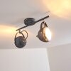 Foverup Plafondlamp Chroom, Grijs, 2-lichts