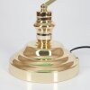 Bankierslamp Goud, Groen, Messing, 1-licht