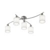 Trio GARDA Plafondlamp Nikkel mat, 5-lichts