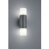 Trio HOOSIC Buiten muurverlichting Antraciet, 2-lichts