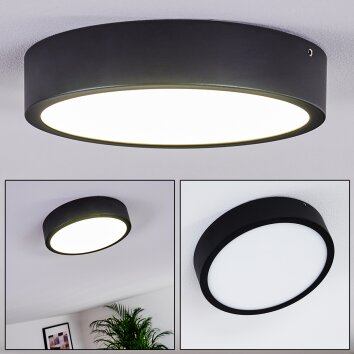 Kragos Plafondlamp LED Zwart, 1-licht