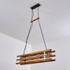 Mallard Hanglamp Hout licht, Zilver, 4-lichts