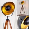 Jupiter Staande lamp Bruin, Hout donker, Zwart, 1-licht