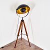 Jupiter Staande lamp Bruin, Hout donker, Zwart, 1-licht