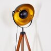 Jupiter Staande lamp Bruin, Hout donker, Zwart, 1-licht