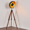 Jupiter Staande lamp Bruin, Hout donker, Zwart, 1-licht