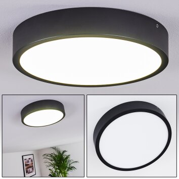 Kragos Plafondlamp LED Zwart, 1-licht