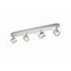 Philips STAR Opbouwspot LED Aluminium, 4-lichts