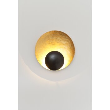 Holländer EVENTO PICCOLO Muurlamp LED Bruin, Goud, Zwart, 2-lichts