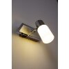 Trio CLAPTON Muurlamp LED Aluminium, Chroom, roestvrij staal, 1-licht