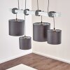 Bramois Hanglamp Grijs, 4-lichts