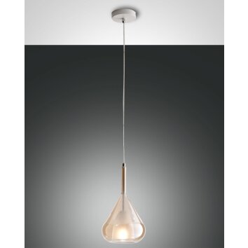 Fabas Luce Lila Hanglampen Brons, 1-licht