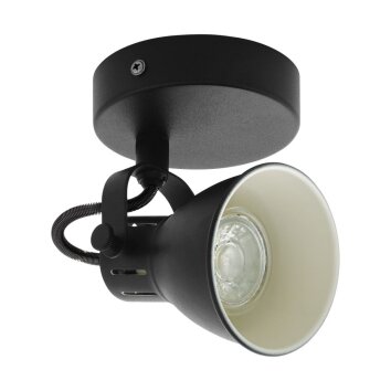 EGLO SERAS Muurspot LED Zwart, 1-licht