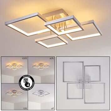 Bacolod Plafondlamp LED Aluminium, 1-licht