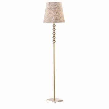 Ideallux QUEEN Staande lamp Goud, Transparant, Helder, 1-licht