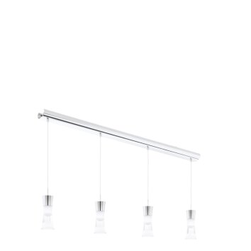 Eglo PANCENTO Hanglamp LED Chroom, 4-lichts