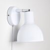 Caney Muurlamp Wit, 1-licht