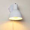 Caney Muurlamp Wit, 1-licht