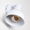 Caney Muurlamp Wit, 1-licht