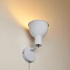 Caney Muurlamp Wit, 1-licht