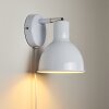 Caney Muurlamp Wit, 1-licht