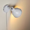 Caney Muurlamp Wit, 1-licht