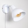 Caney Muurlamp Wit, 1-licht