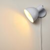 Caney Muurlamp Wit, 1-licht