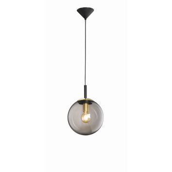 Fischer & Honsel living Dini Hanglamp Zwart, 1-licht