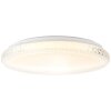 Brilliant Badria Plafondlamp Wit, 1-licht