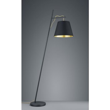 Trio ANDREUS Staande lamp Zwart, 1-licht