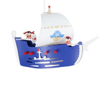 Elobra PIRATENSCHIFF Hanglamp Blauw, 1-licht