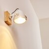 Coruna Muurlamp Hout licht, Wit, 1-licht