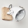 Coruna Muurlamp Hout licht, Wit, 1-licht