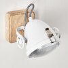 Coruna Muurlamp Hout licht, Wit, 1-licht