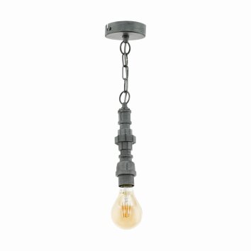 Eglo CHEPSTOW Hanger Zilver, 1-licht