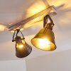 Berkeley Plafondlamp Goud, Wit, 2-lichts