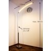 Santa Marta Staande lamp LED Chroom, Nikkel mat, 1-licht