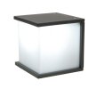 Lutec CUBE Buiten muurverlichting Antraciet, 1-licht