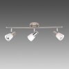 Brilliant Luca Spotbalk plafond Wit, 3-lichts