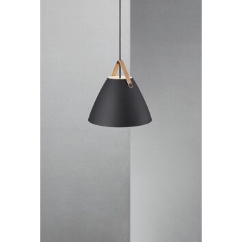 Design For The People by Nordlux Strap36 Hanglamp Zwart, 1-licht