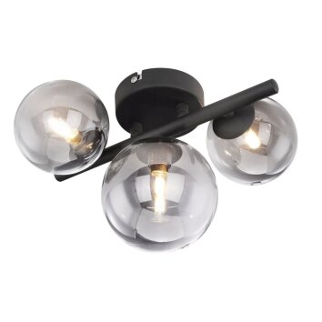 Globo DREADO Plafondlamp LED Rookkleurig, 3-lichts