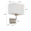 Steinhauer Mexlite Muurlamp LED Beige, 1-licht