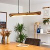 Winterthur Hanglamp LED Hout licht, Zwart, 1-licht