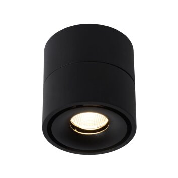 Lucide YUMIKO Plafond spot LED Zwart, 1-licht