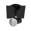 Eglo TAMARA 1 Spot LED Chroom, Zwart, 1-licht